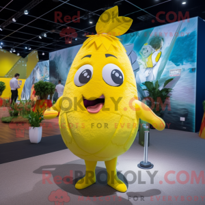 Mascot character of a Lemon...