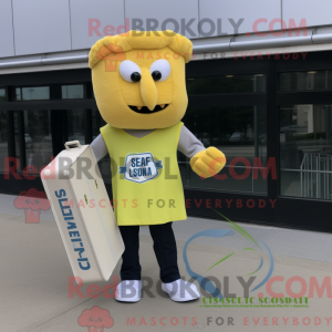 Mascot character of a Lemon...