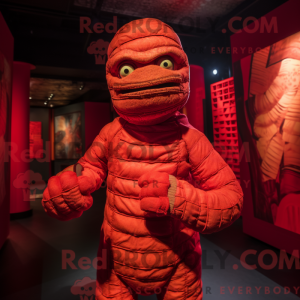 Mascot character of a Red...