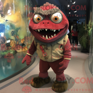 Mascot character of a...