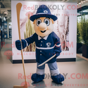 Mascot character of a Navy...