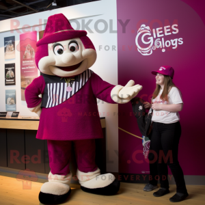 Magenta Guinness maskot...