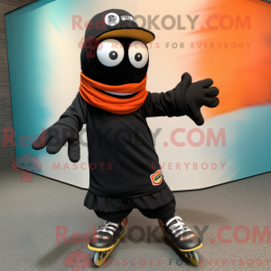 Postava maskota černého...