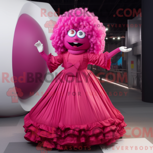 Postava maskota Magenta Pho...
