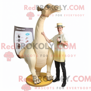 Mascot character of a Cream...