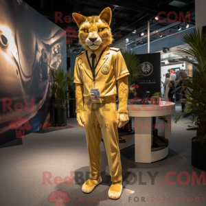 Mascot character of a Gold...