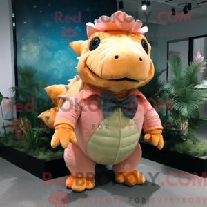 Mascot character of a Peach...
