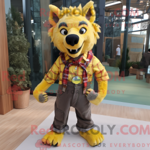 Mascot karakter van een...