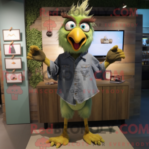 Mascottefiguur van een...