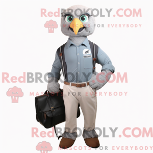 Mascot character of a Gray...