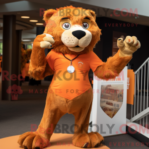 Mascot character of a...