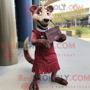Maskot karakter af en...