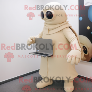 Mascot character of a Cream...