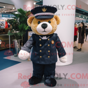 Personaje mascota de un oso...