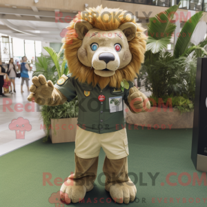 Mascot karakter van een...