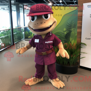 Mascot karakter van een...