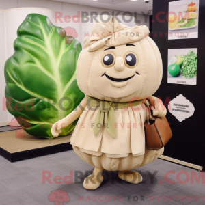 Mascot karakter van een Tan...