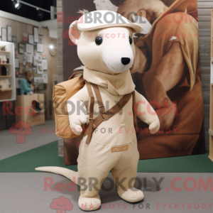 Maskot karakter af en Tan...