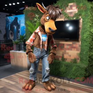 Mascot karakter van een...