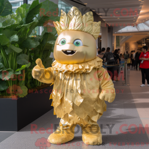 Mascot character of a Gold...