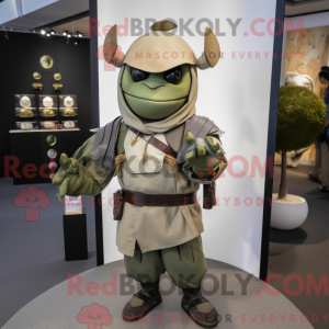 Mascot character of a Olive...