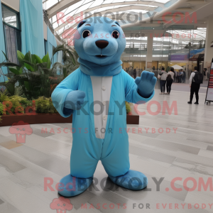 Mascottefiguur van een...