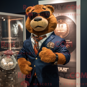 Mascottefiguur van een Rust...