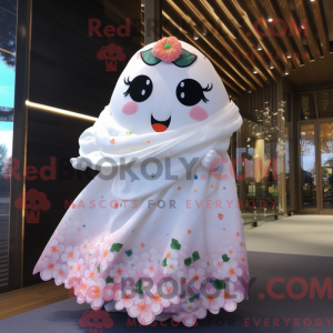 Mascot character of a White...