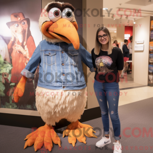 Maskot postava Tan Crow...