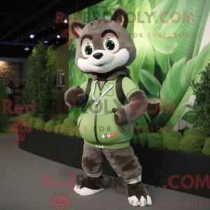 Mascot character of a Olive...