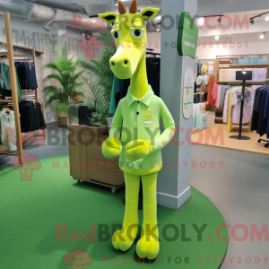 Mascot karakter van een...