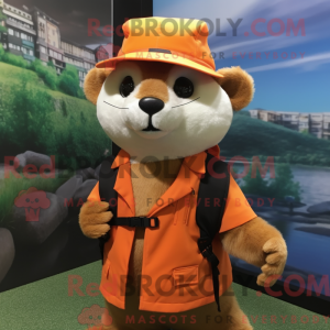 Mascottefiguur van een...