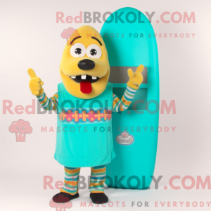 Mascot karakter van een...