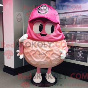 Personagem de máscara de...