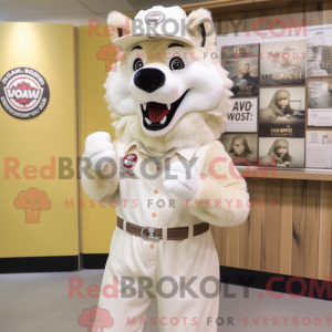 Mascot character of a Cream...