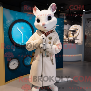 Maskot karakter af en creme...