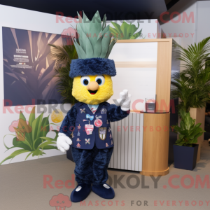 Mascot character of a Navy...