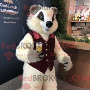 Mascottefiguur van een...