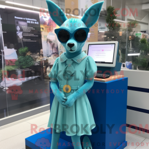 Mascottefiguur van een...