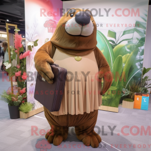 Mascottefiguur van een...