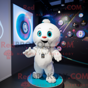 Mascot character of a White...