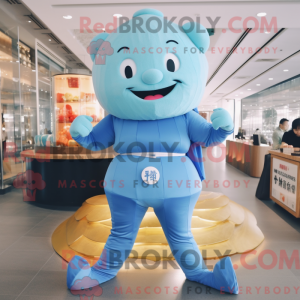 Maskotkarakter af en Blue...
