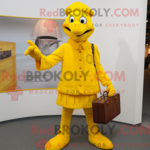 Mascot character of a...
