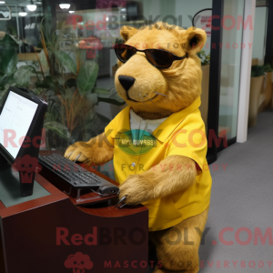 Mascottekarakter van een...
