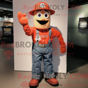 Mascot character of a Rust...