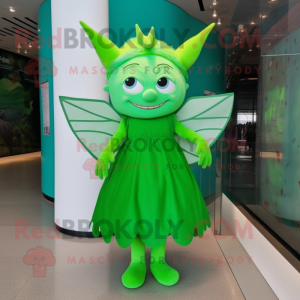 Green Tooth Fairy maskot...