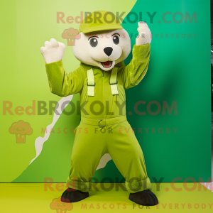 Mascot character of a Lime...