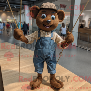 Personagem de máscara de um...