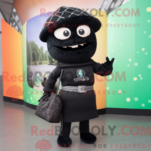 Mascot character of a Black...