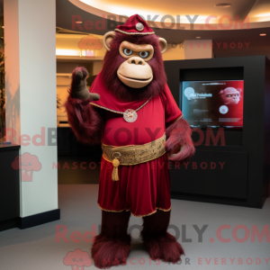 Mascot karakter van een...